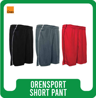 short pant orensport catalog